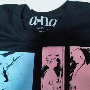 A-Ha - Take On Me Official T Shirt ( Men M, L, XL ) ***READY TO SHIP from Hong Kong***
